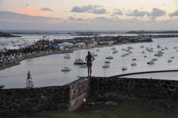 Admirando Marigot - St. Martin (Caribe) no finzinho da tarde